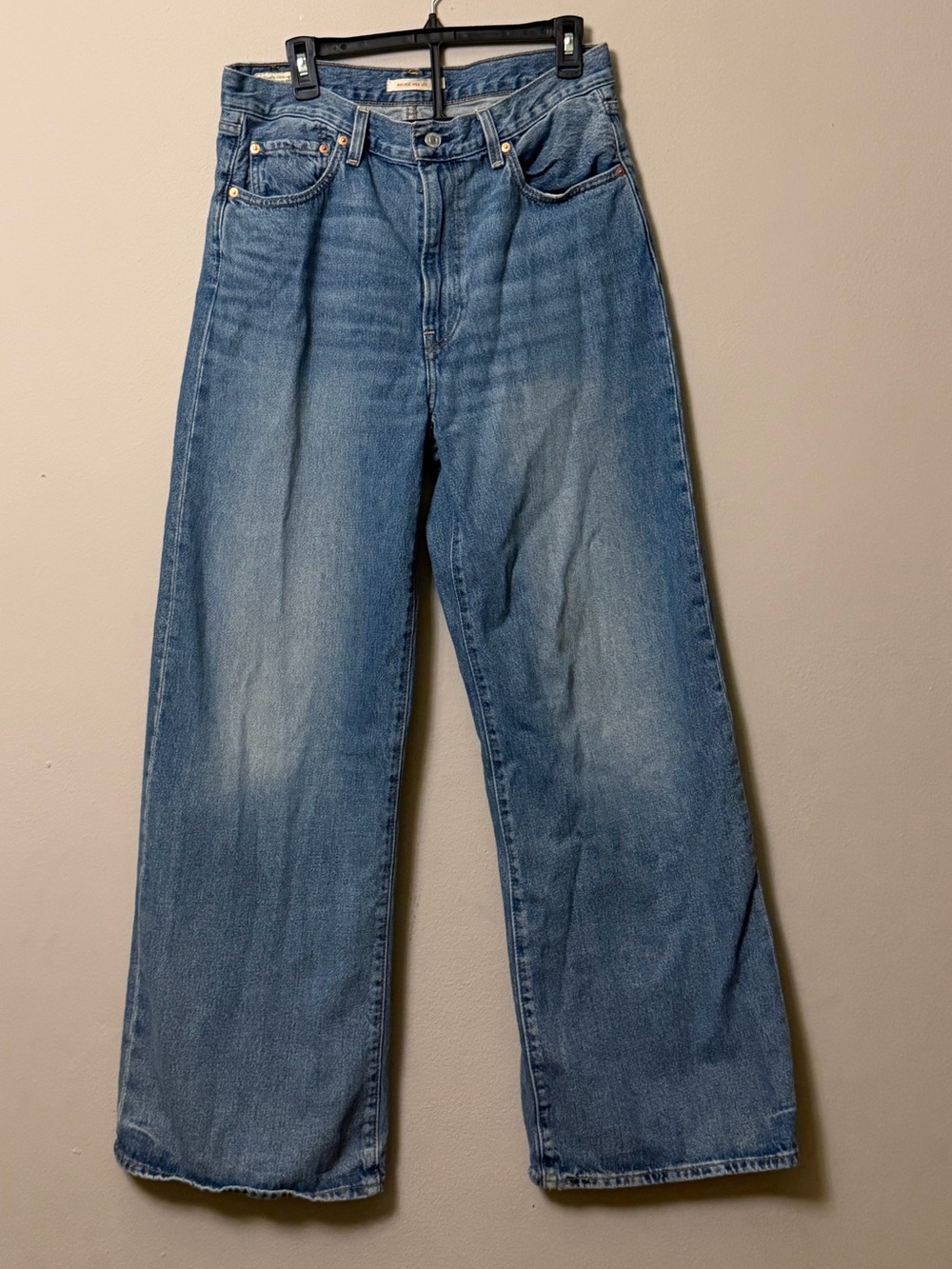 Levi's Straight-Leg Jeans in Light Blue Denim
